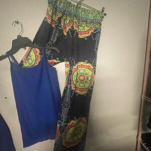 Vibrant Mandala Wide Leg Pants